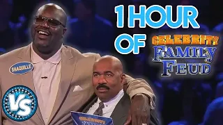 1 HOUR Of Celebrity Family Feud! With Steve Harvey!