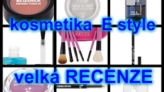 Česká a levná kosmetika E-Style - velká recenze