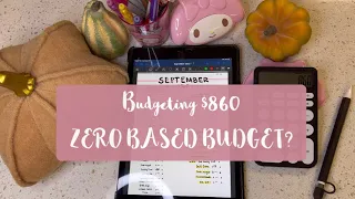 Sept🍁Budget with me (: #2 | ZERO Based Budget | Dave Ramsey Inspired | #cashenvelopes