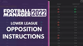 FM22 Opposition Instructions - Detailed Guide for Lower Leagues