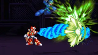(sprite animation) Megaman X and Zero vs. Revived Fake Zero
