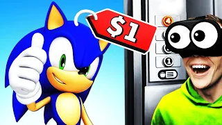 Buying SONIC For $1 (VR Elevator)