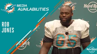 Rob Jones meets with the media | Miami Dolphins Training Camp