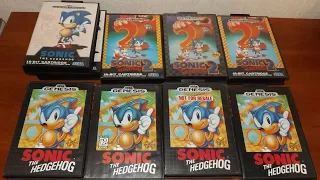 Виды картриджей Sonic the Hedgehog на Sega Genesis