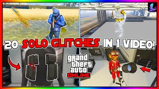 *SOLO* 20 GTA Glitches In 1 Video After 1.67! - The Best GTA 5 Glitches All In 1 Video