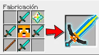 MINECRAFT pero puedo CRAFTEAR ESPADAS de YOUTUBERS ⚔️😱 Los COMPAS