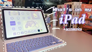 What’s on my iPad? 🧷💜| iPad accessories + bts/purple aesthetic