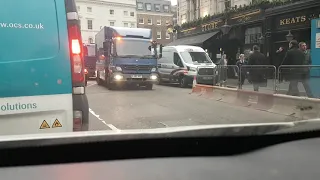 Bank of England Money transfer under Armed escort