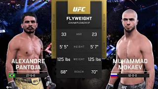 АЛЕШАНДРЕ ПАНТОЖА VS МУХАММАД МОКАЕВ UFC 5 CPU VS CPU