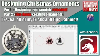 📝 How to Design Holiday Ornaments FROM SCRATCH! LOADS of tips and tricks!