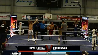 Imrane Bentchakal (5-0) vs Giorgi Kirvalidze (0-4) FULL FIGHT