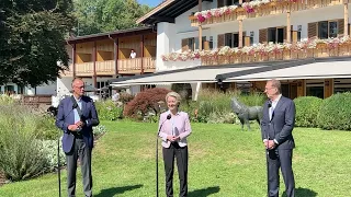 2. September 2022 | Live-Statement mit Friedrich Merz, Alexander Dobrindt & Ursula von der Leyen