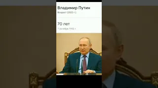 как менялся Владимир Путин