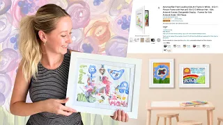 Professional Artist and Mom Reviews Kids Art Picture Frame From Amazon