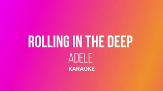 Adele - Rolling In The Deep  -  Karaoke en C#  - 1 Tono menos Original