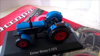 Diecast model Eicher Wotan II `1976 by Hachette 1:43 Трактора Мира