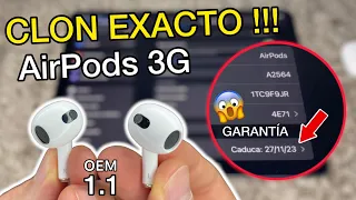 ESTE CLON DA MIEDO !!! 😱 | AirPods 3G REPLICA 1.1 OEM - UMBOXIMG Y REVISADO | español