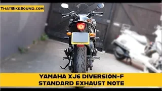 Yamaha XJ6 Diversion F (2010-ON) Start & Idle | Engine Sound & Exhaust Note