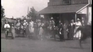 See behind scenes of making a Western Movie Film 1920s Cowboys Historic Town