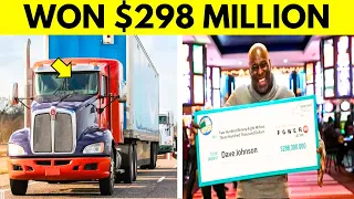 Truck Driver Wins $298M Quits | Leaves Truck On Side Of Road