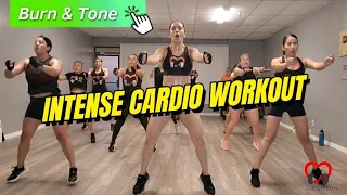 15 Min Intense Cardio Workout For Fat Burn | No Equipment