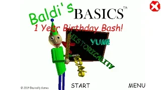 Baldi's Basics Birthday Bash [ how to get the Glitched ending]