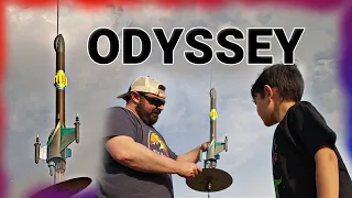 Model Rocket Launch ODYSSEY, Toy Rockets, Estes Review