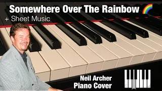 Somewhere Over The Rainbow - Judy Garland / Eva Cassidy - Piano Cover + Sheet Music