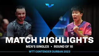 Simon Gauzy vs Xu Yingbin | MS R16 | WTT Contender Durban 2023