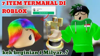 7 ITEM PALING MAHAL DI ROBLOX