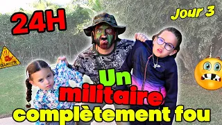 24H avec un MILITAIRE complètement FOU - Une SEMAINE PUNI - ( JOUR 3)