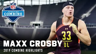 Maxx Crosby (Eastern Michigan, DL) 2019 NFL Combine Highlights