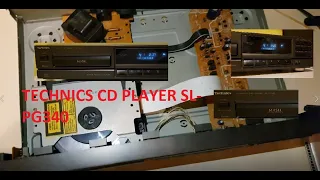 Opening for repair - TECHNICS CD PLAYER SL-PG340