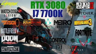 RTX 3080 + i7 7700K | Test in 21 Games | 1440p Ultra Settings