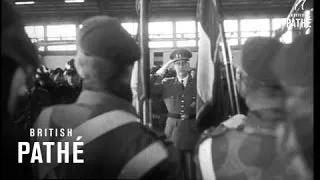 Belgian Paras Welcomed Home By King Baudouin (1964)