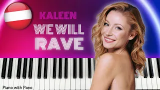 Kaleen - We Will Rave | Austria 🇦🇹 | Piano Cover | Eurovision 2024