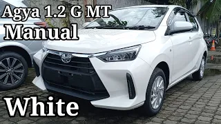 Update  terkini | Toyota Agya 1.2 G MT 2023 Manual | White | Eksterior - Interior | Toyota Medan