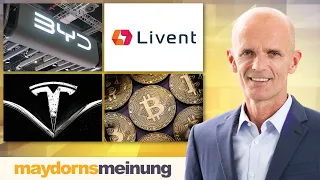 maydornsmeinung: Crash beim Dow Jones + Bitcoin, Tesla, BYD, Lithium, Freyr, SMA Solar, JinkoSolar