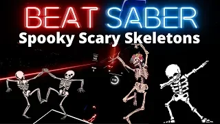 [beat saber] Spooky Scary Skeletons - The Living Tombstone