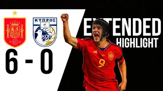 Spain vs Cyprus 6-0 Full Highlights || Euro 2024 || NoObru FoOty