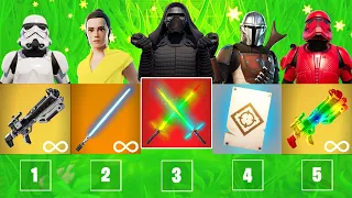 The *RANDOM* STAR WARS Challenge  in Fortnite