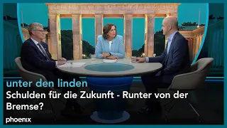 unter den linden: "Schulden für die Zukunft - Runter von der Bremse?"