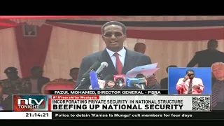 Govt. seeks to fully integrate private security into the national security infrastructure