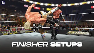 These Finisher Setups in WWE 2K23 Are INSANE! TOP 40