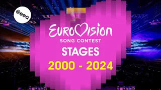 Compilation of Eurovision stages 2000 - 2024