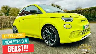 The ABARTH 500 Electric From Fiat is a BEAST!! [500e Turismo]