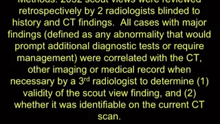 The Missed Diagnosis in CT: Pearls and Pitfalls Part 1