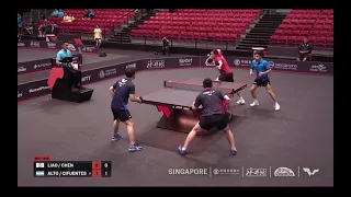 Singapur 2023 💪🏻🇦🇷🏓🔥. Victoria de Gaston Alto y Horacio Cifuentes para pasar a 4tos de final!!!