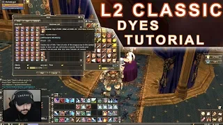 Lineage 2 Classic - Como colocar Dyes? Melhore o status de seu char (Tutorial em Português)