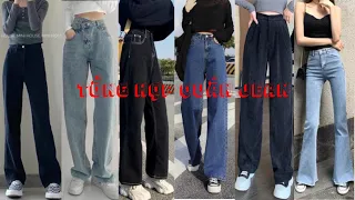 [SHOPEE HAUL] Tổng hợp quần Jeans nữ siêu hack dáng trên Shopee Tik Tok P3